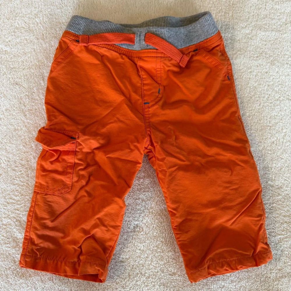 Boys Mix & Match Shorts Size 6 Months Orange and Gray Casual